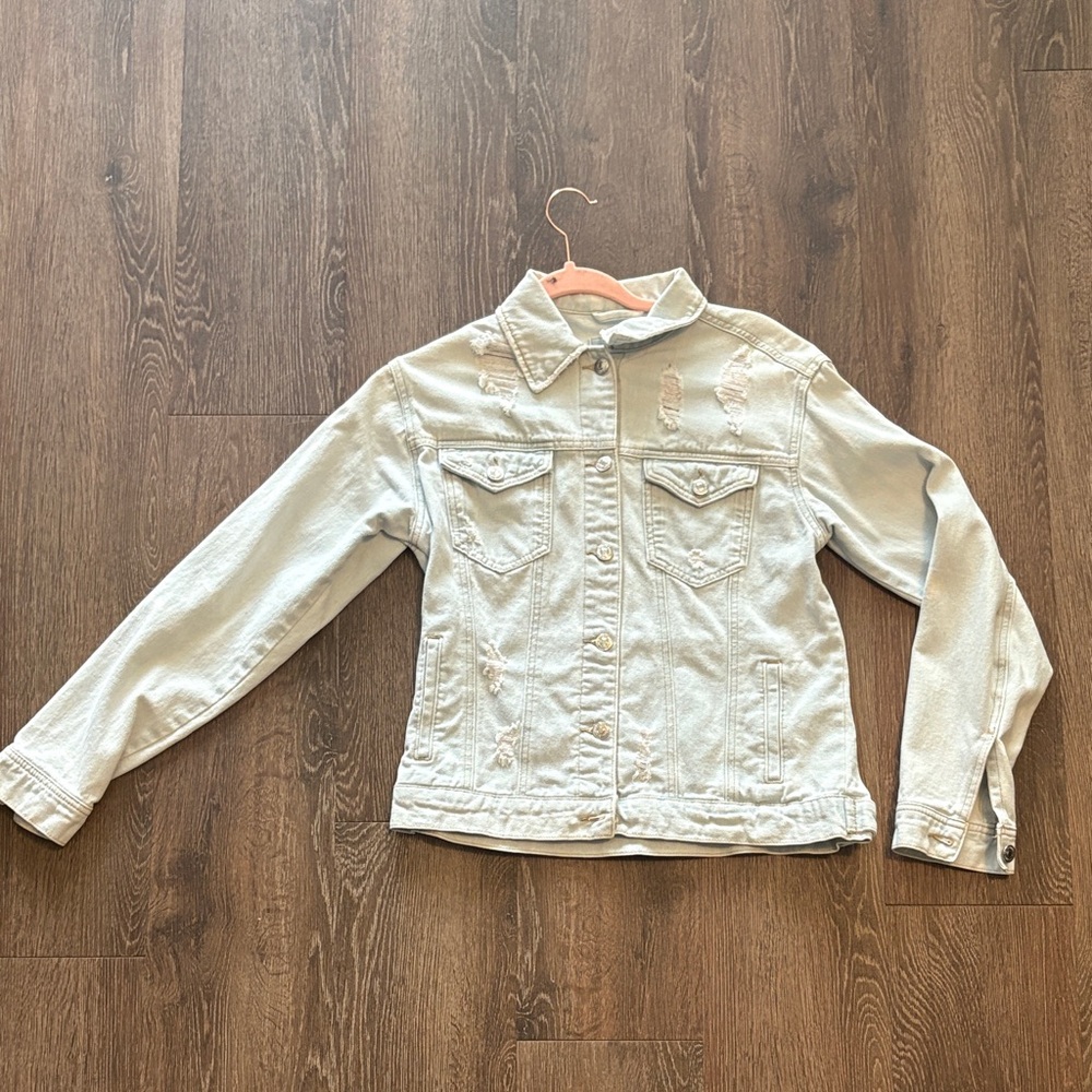 Forever 21 Light Blue Jean Jacket